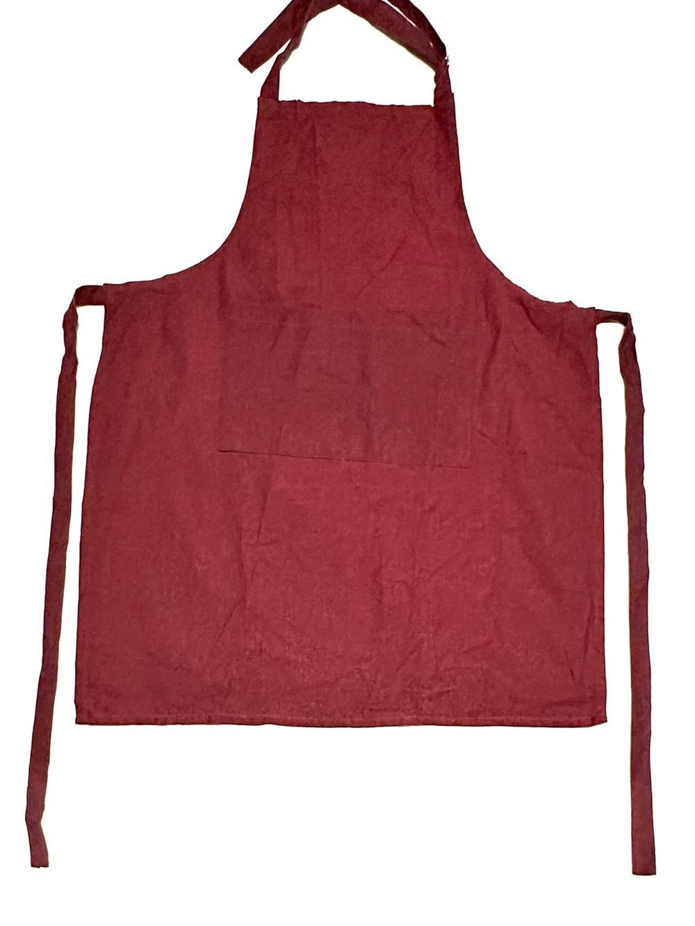 5/$15💥 dark Burgundy Kitchen Apron with Front Pockets